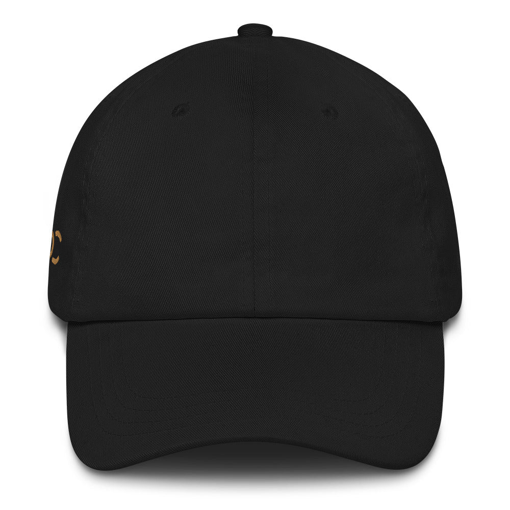 LOC Adjustable Dad Hat w/ Gold Embroidered Logo