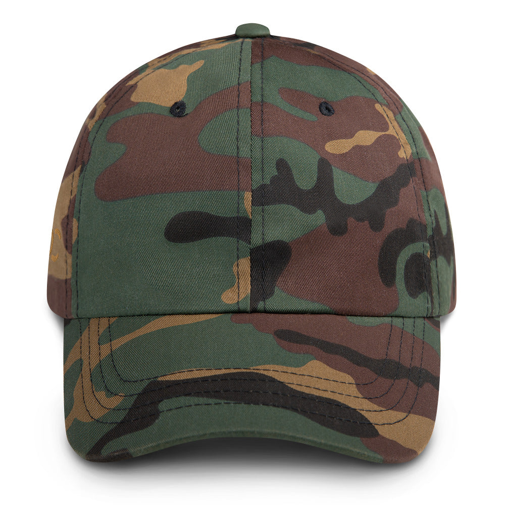 LOC Adjustable Dad Hat w/ Gold Embroidered Logo