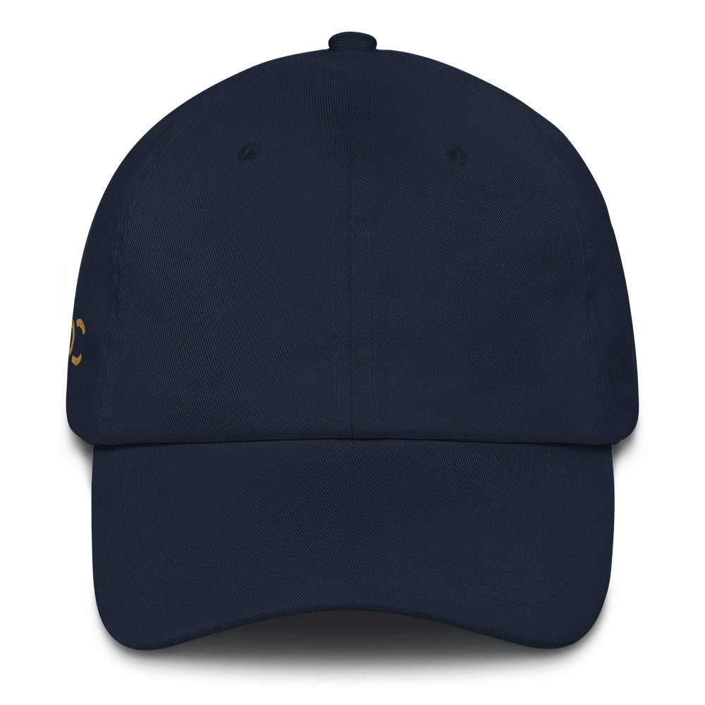 LOC Adjustable Dad Hat w/ Gold Embroidered Logo