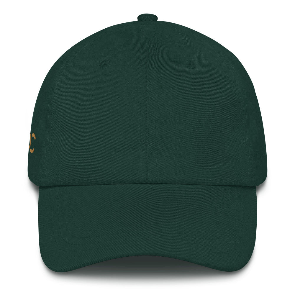 LOC Adjustable Dad Hat w/ Gold Embroidered Logo
