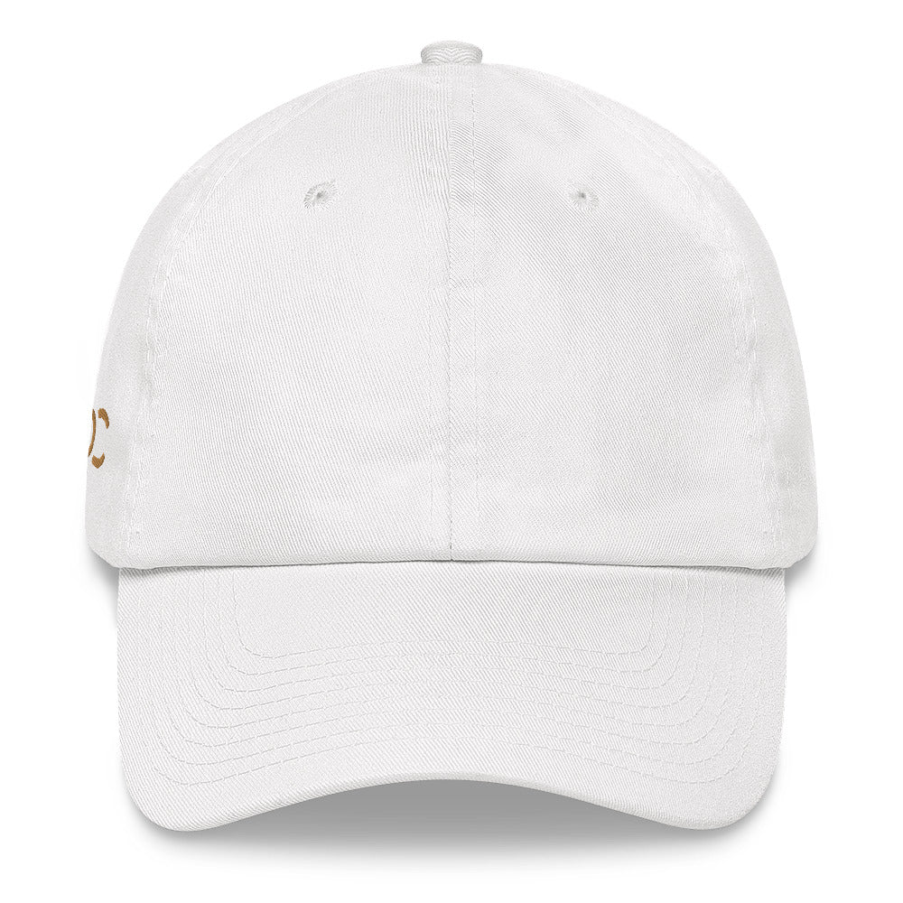 LOC Adjustable Dad Hat w/ Gold Embroidered Logo