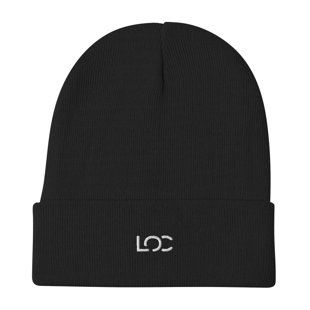 LOC Beanie w/ White Embroidered Logo