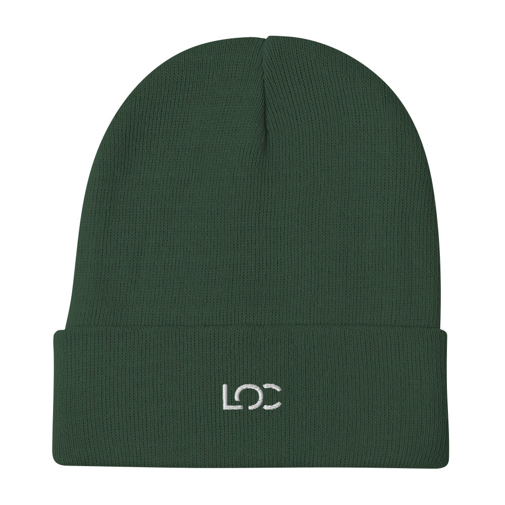 LOC Beanie w/ White Embroidered Logo