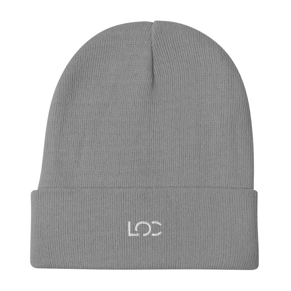 LOC Beanie w/ White Embroidered Logo