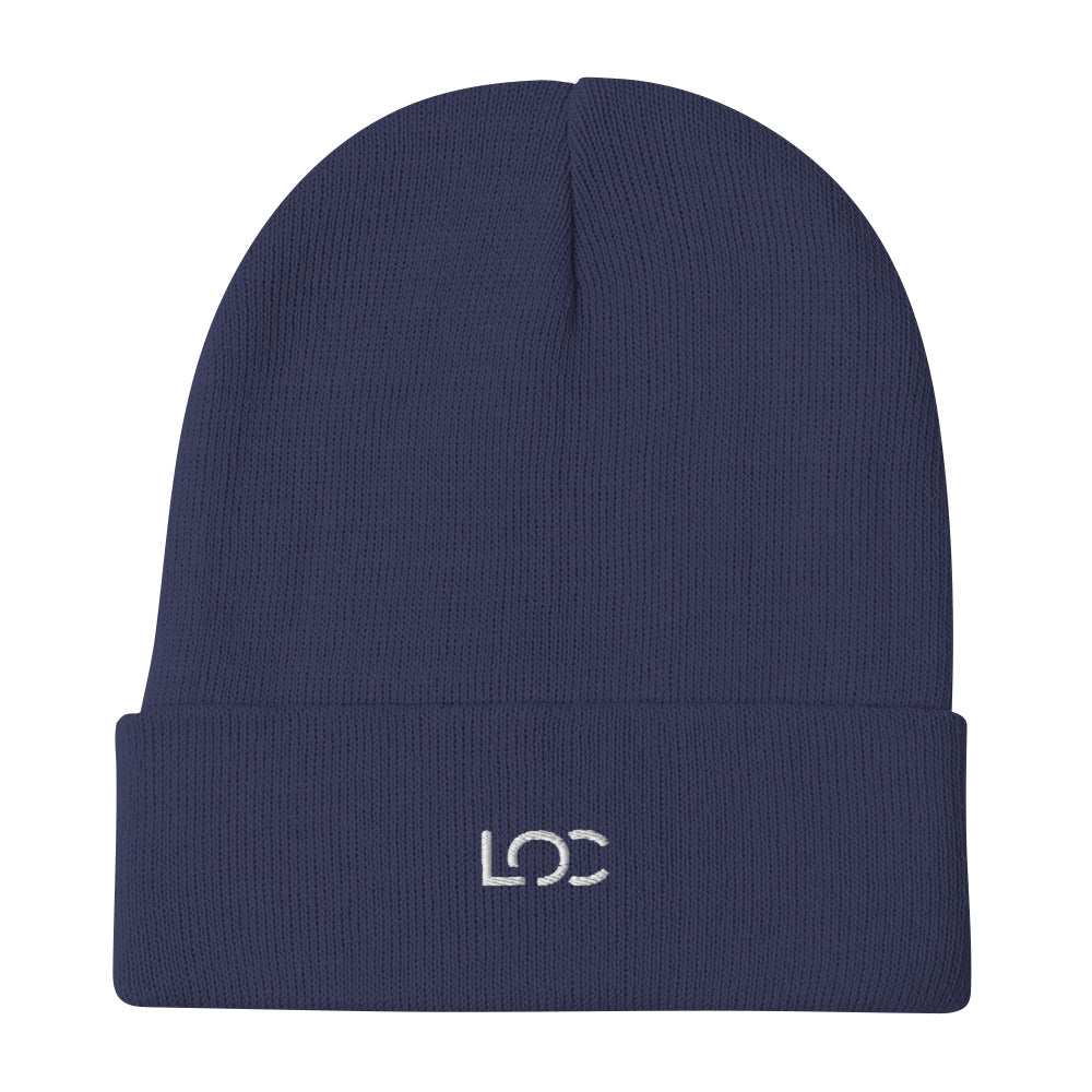 LOC Beanie w/ White Embroidered Logo