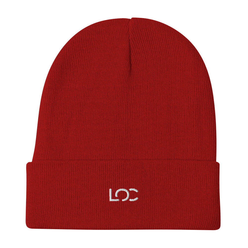 LOC Beanie w/ White Embroidered Logo