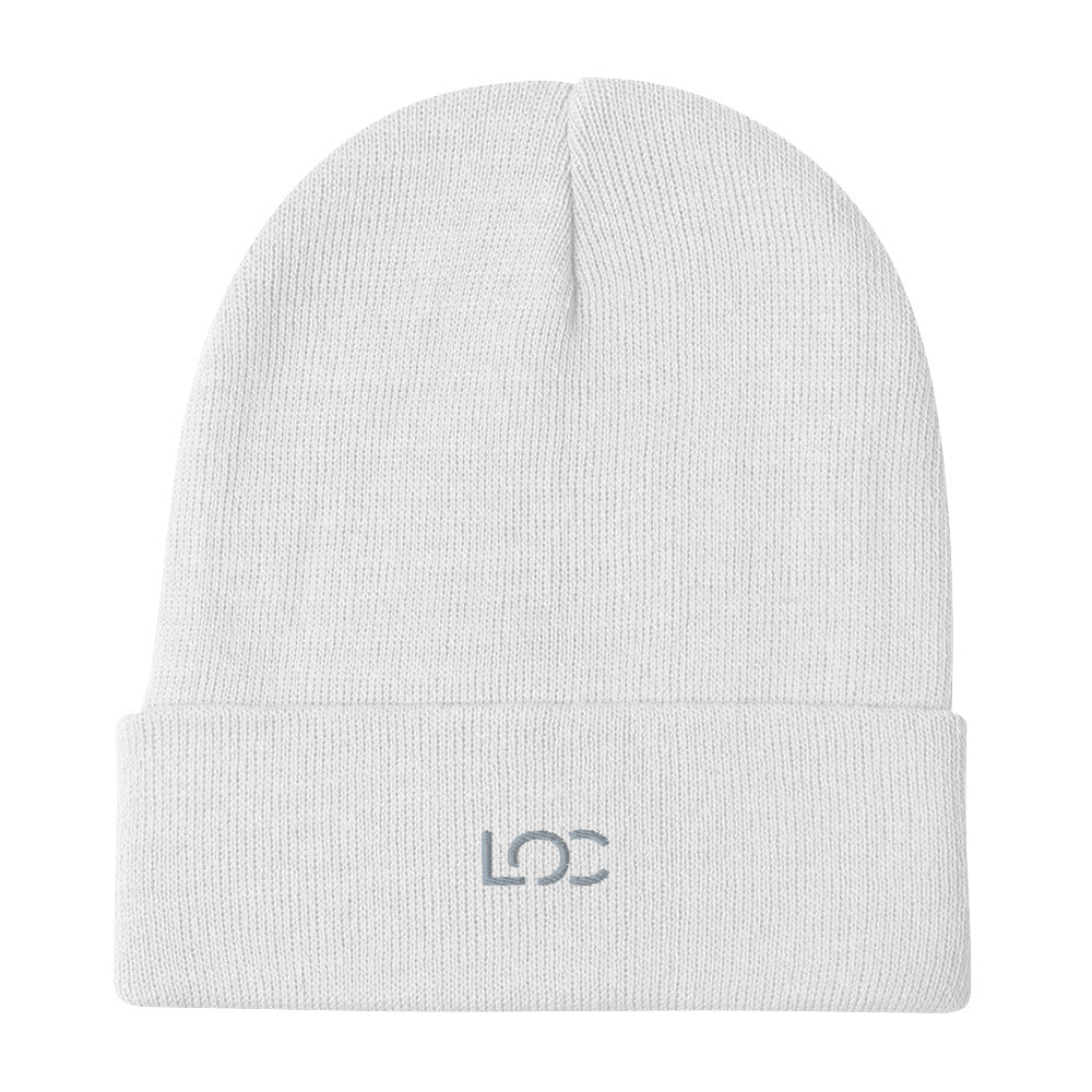 LOC Beanie w/ Grey Embroidered Logo
