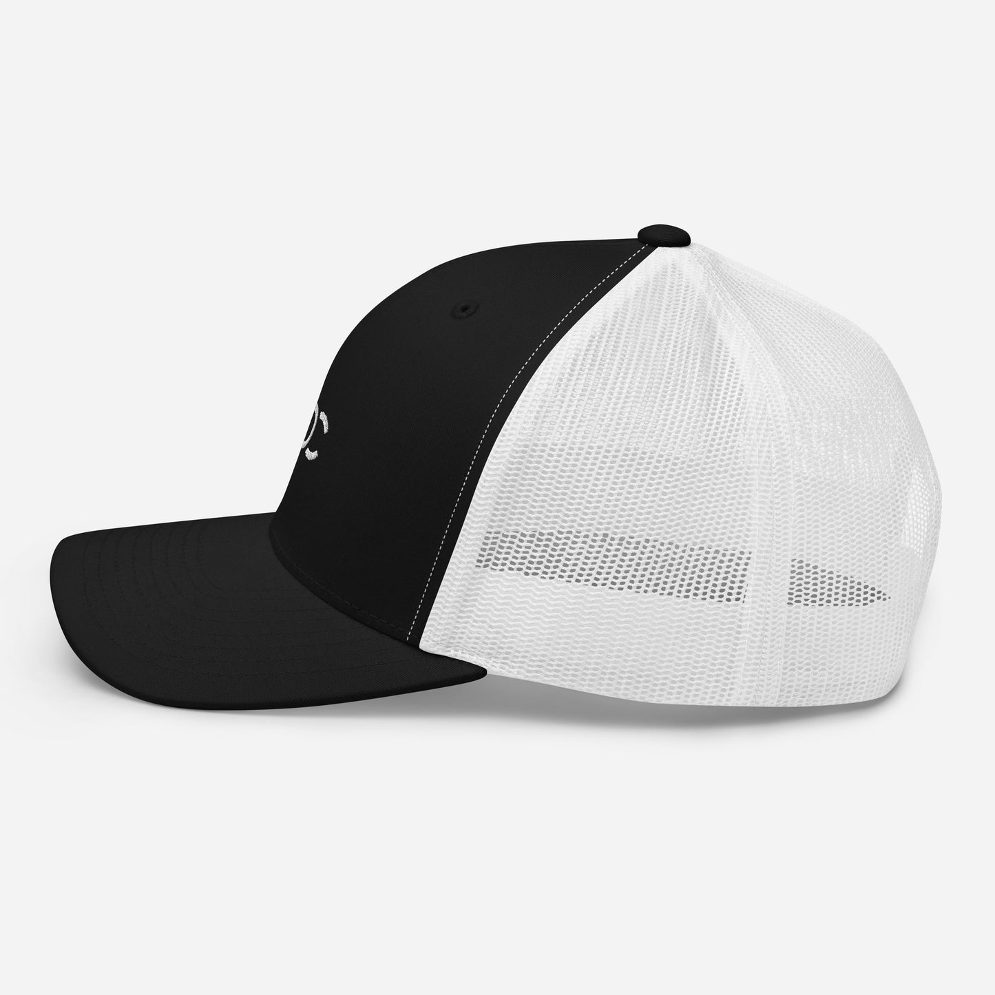 LOC Adjustable Trucker Cap w/ White Embroidered Logo