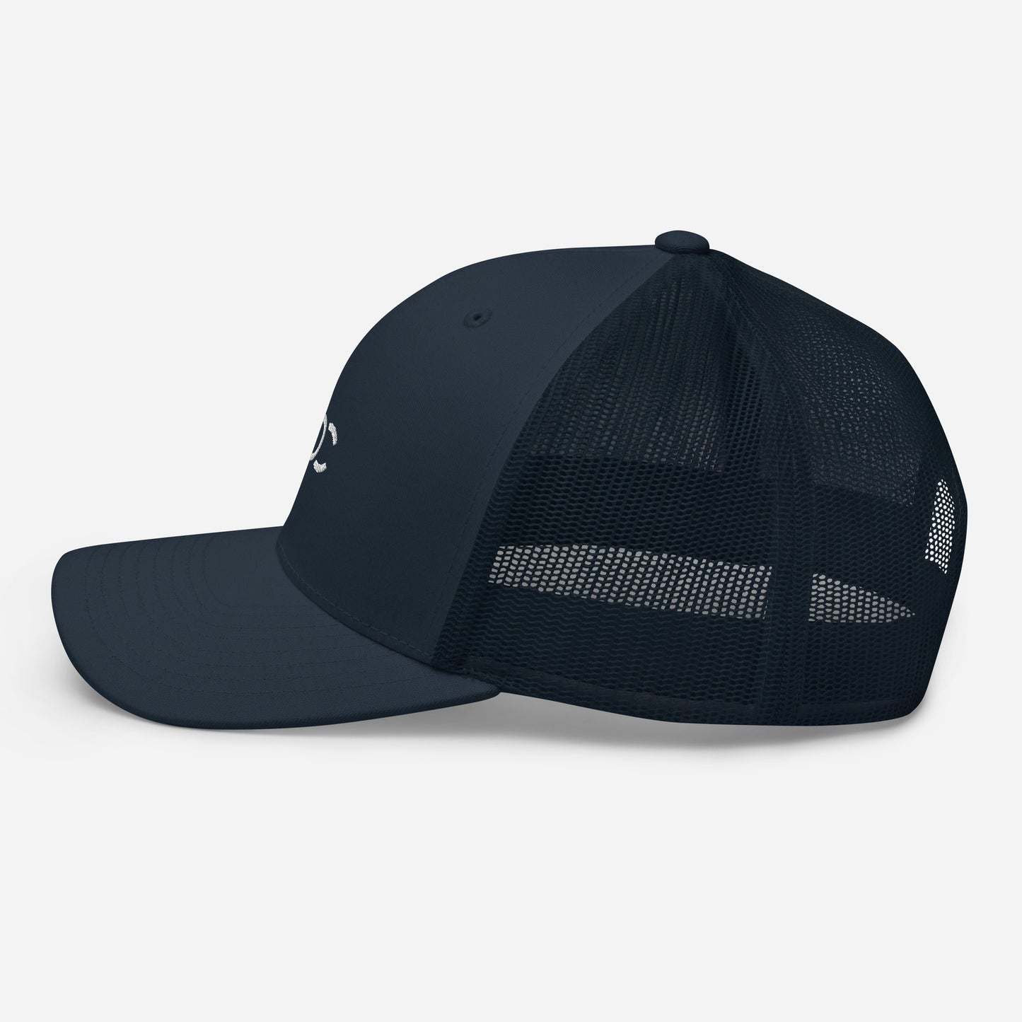 LOC Adjustable Trucker Cap w/ White Embroidered Logo