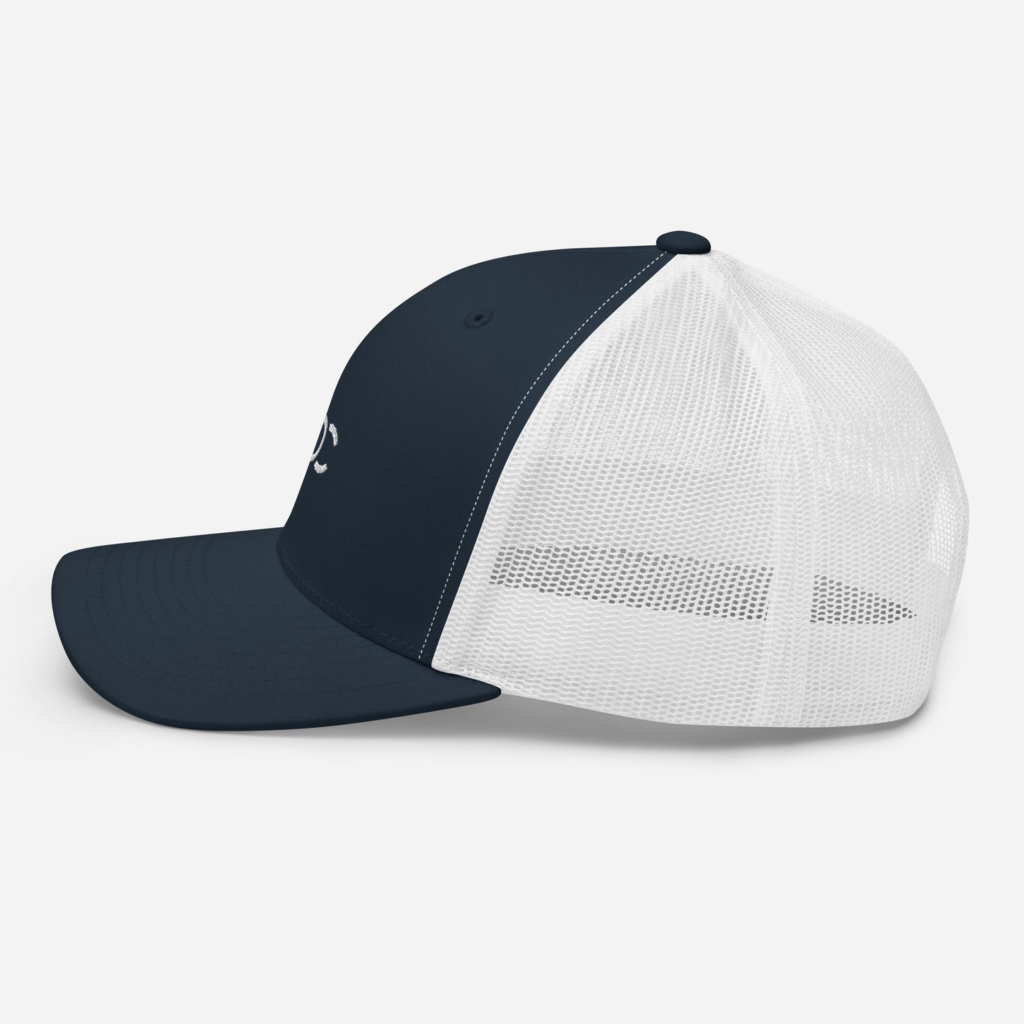 LOC Adjustable Trucker Cap w/ White Embroidered Logo