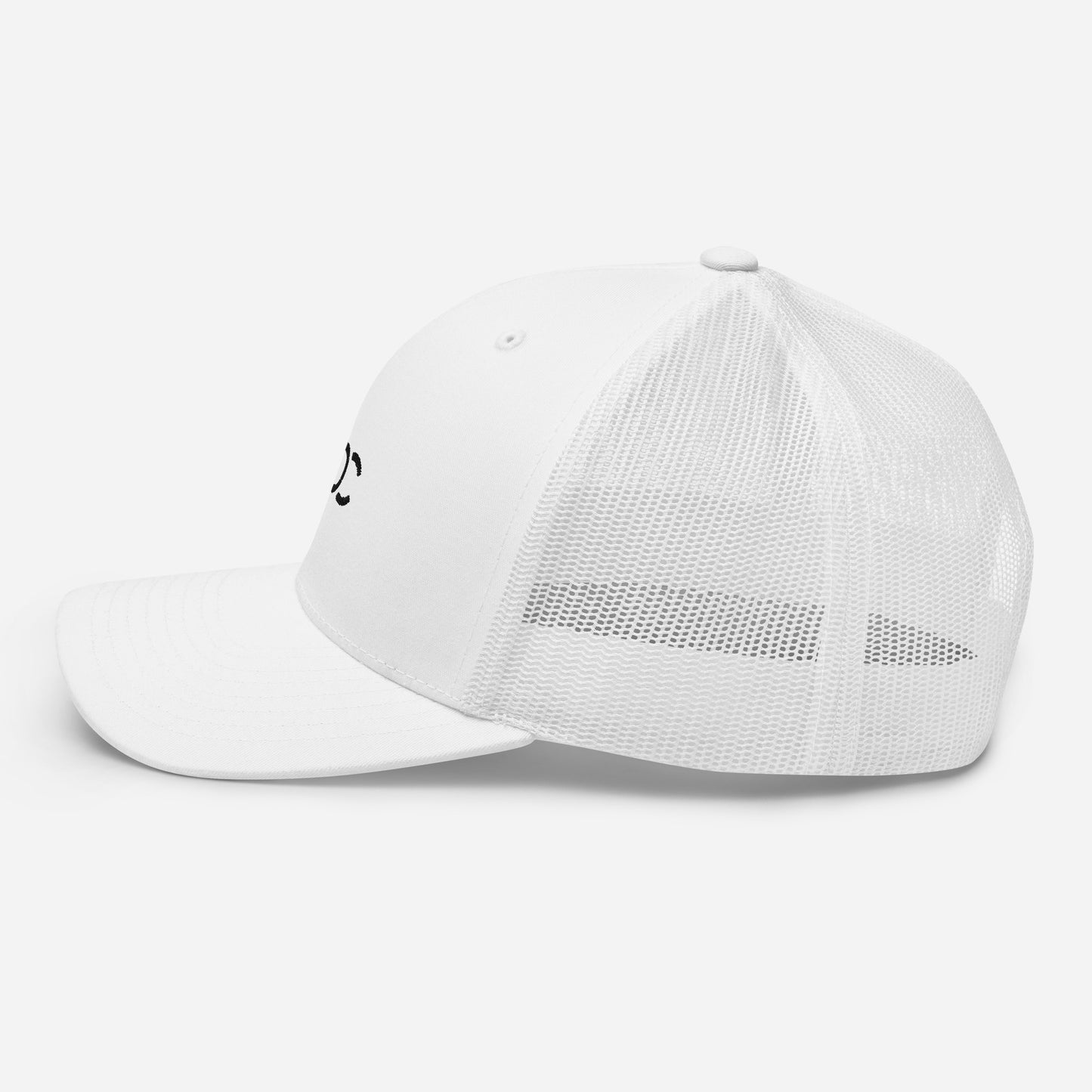LOC Adjustable Trucker Cap w/ Black Embroidered Logo
